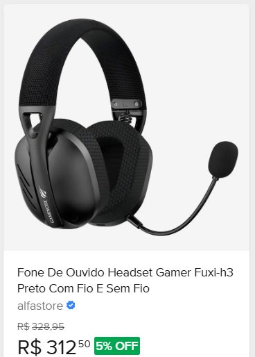 Comparação de preço de Headset Gamer Havit Fuxi H3 Quad-Mode