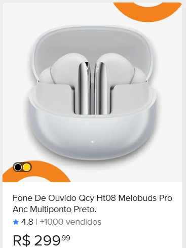 Comparação de preço de Fone De Ouvido Qcy Melobuds Pro