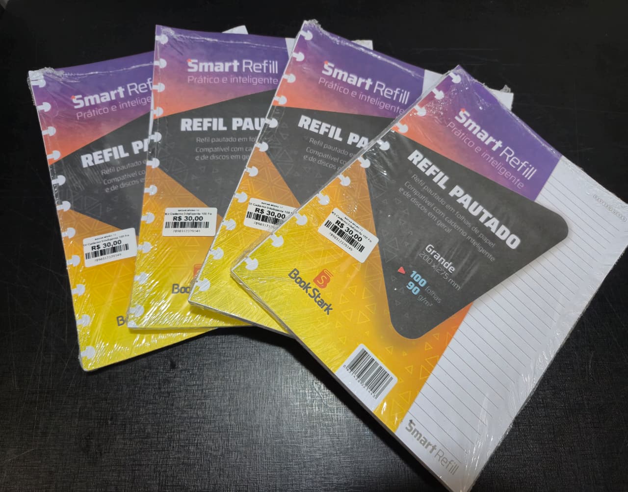 Kit Caderno Inteligente 100 Folhas