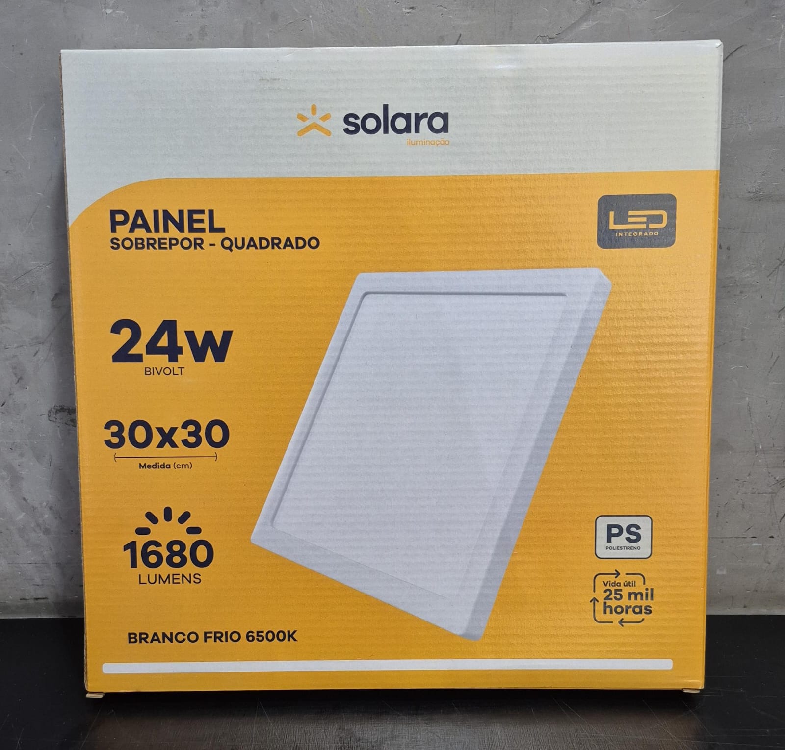 Painel Plafon LED 24W Sobrepor