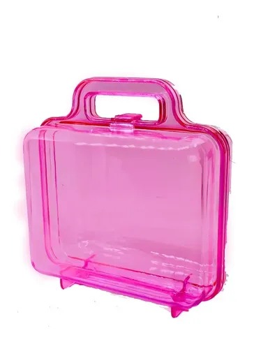 Maleta Acrilica Pink 13x13x7