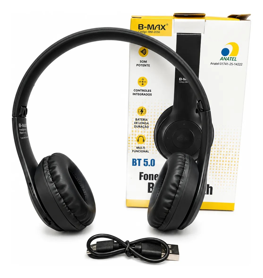 Fone De Ouvido B-max Sem Fio Bluetooth