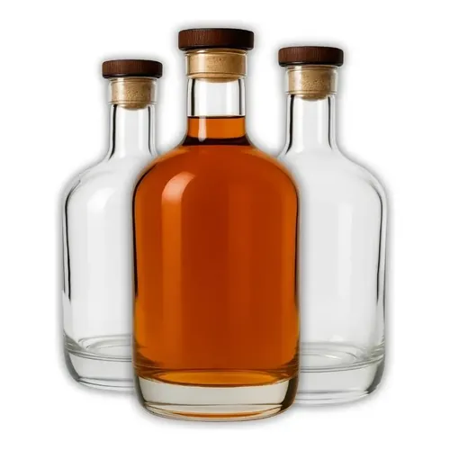 Garrafas De Vidro 500ml Kaleido Licor + Rolha kit com 12