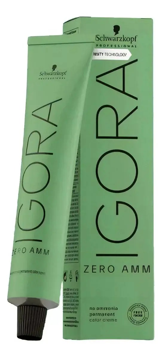 Coloração Schwarzkopf Igora Zero Amm 60ml