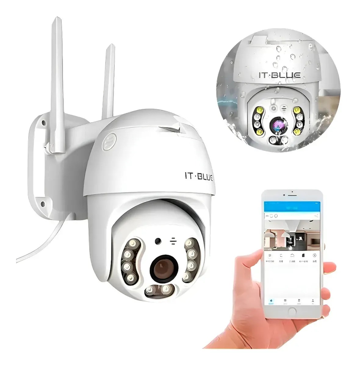 Câmera Inteligente Wifi - It-Blue Sc-B46