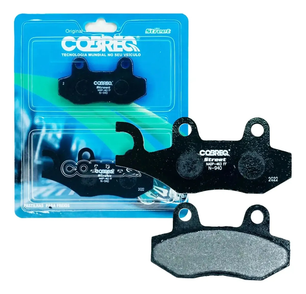 Pastilha Freio Dianteiro Cobreq Cb300 - Cbx250 - Twister