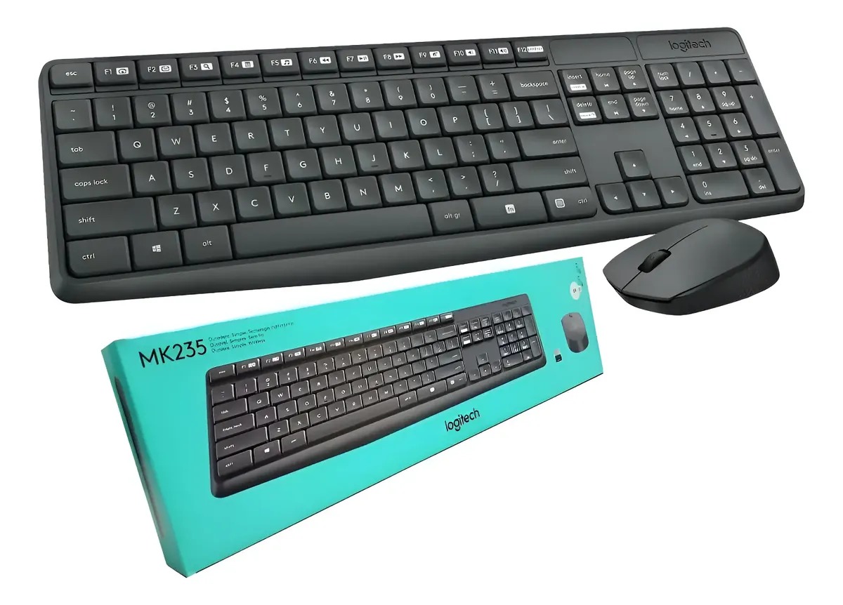 Teclado E Mouse Sem Fio - Mk235 - Logitech