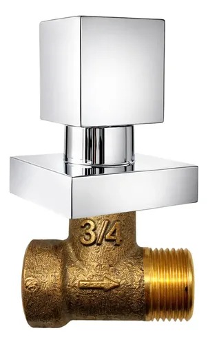 Registro Chuveiro Cromado Metal 1416 3/4