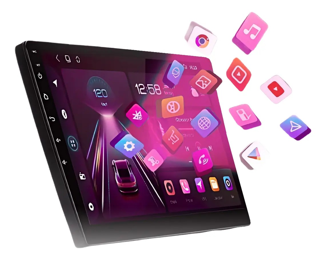 Radio Multimidia Carplay Android 9"