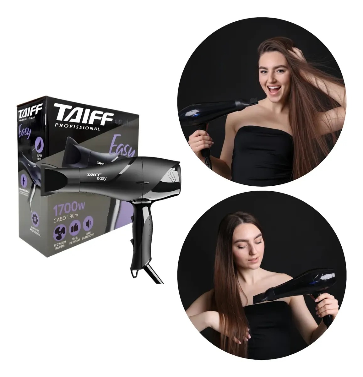 Secador Taiff Easy Profissional 1700w
