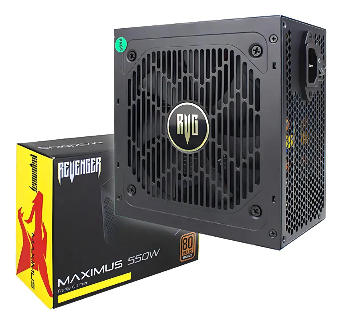 Fonte ATX Gamer 80plus Bronze 550w - Revenger