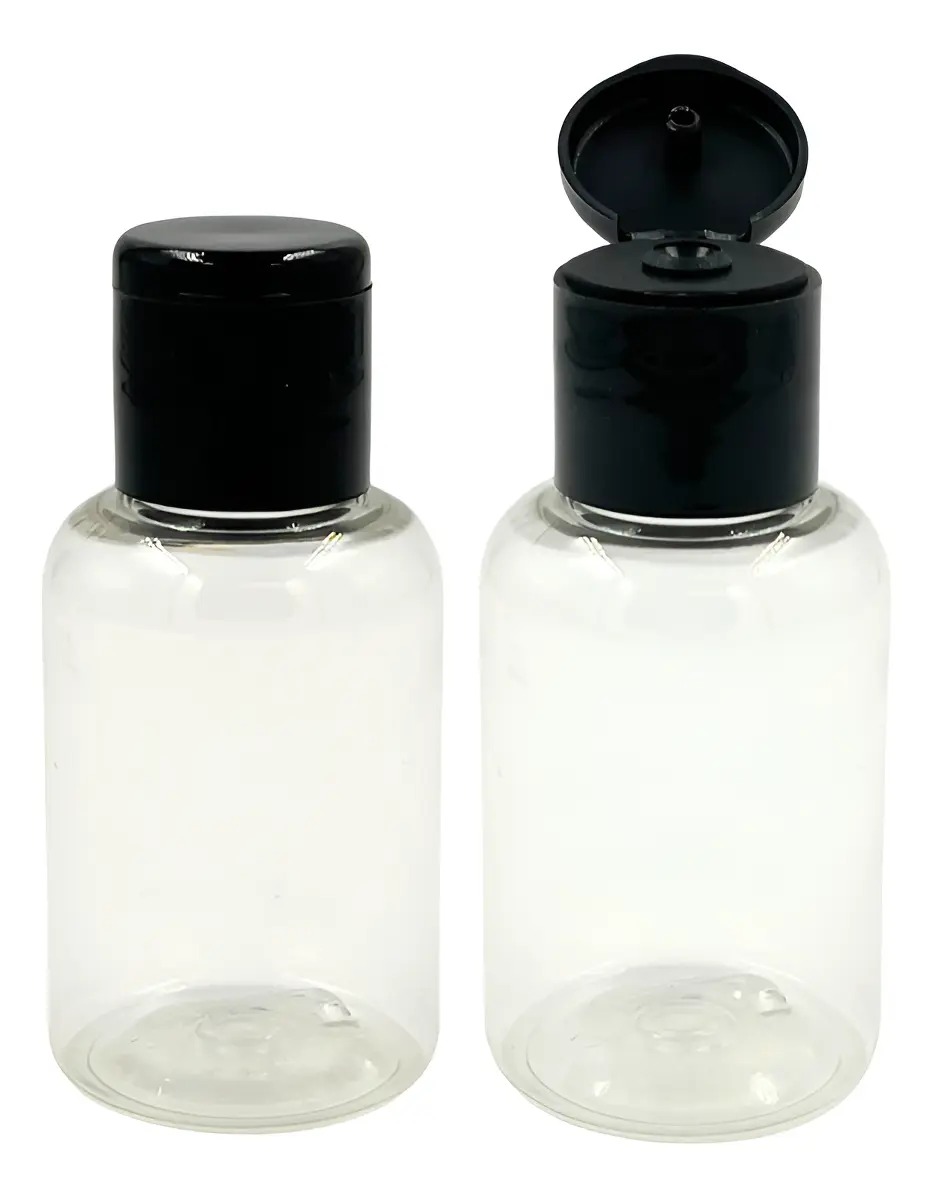 Kit 100 Frascos Plástico Pet 30ml Com Tampa