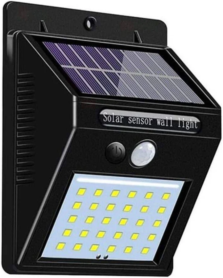 Luminária Solar Arandela Com Sensor Presença