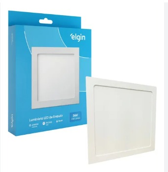 Luminaria Led Elgin 24w Embutir