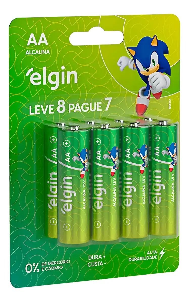 Pilha Alcalina Aa Elgin