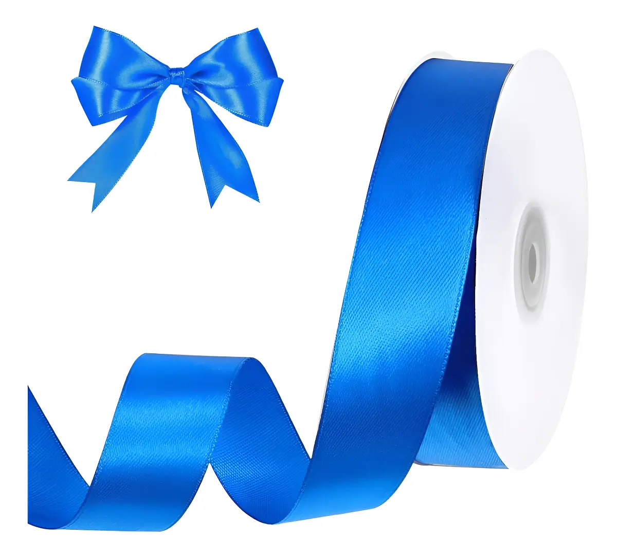 Fita de Cetim Azul-Royal em Poliéster 38mm
