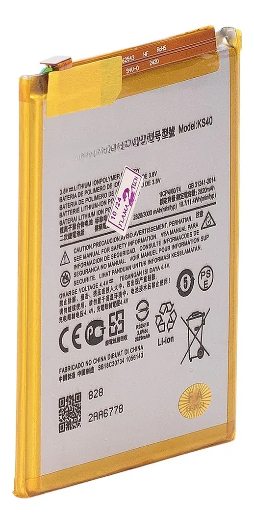 Flex Carga Para Bateira Motorola Moto E6s Xt2053-2 Ks40
