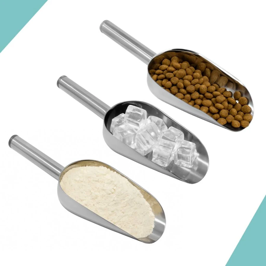 Concha Pegador Multiuso Inox Cereais Gelo Grande Grãos Ração