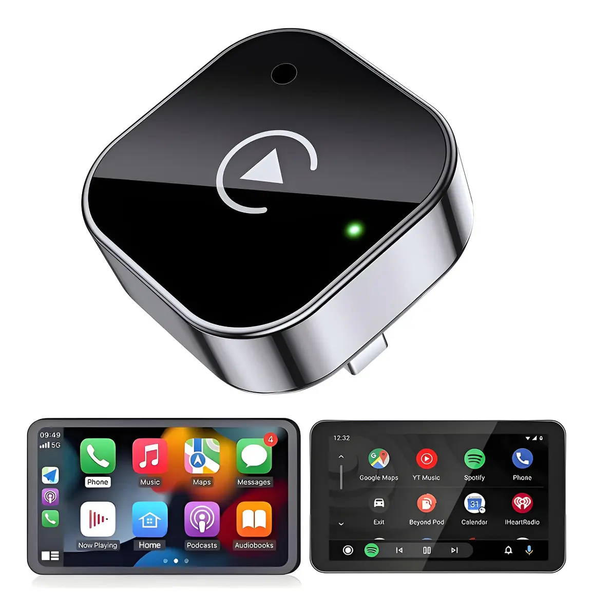 Adaptador TTDS CarPlay e Android Auto Sem Fio