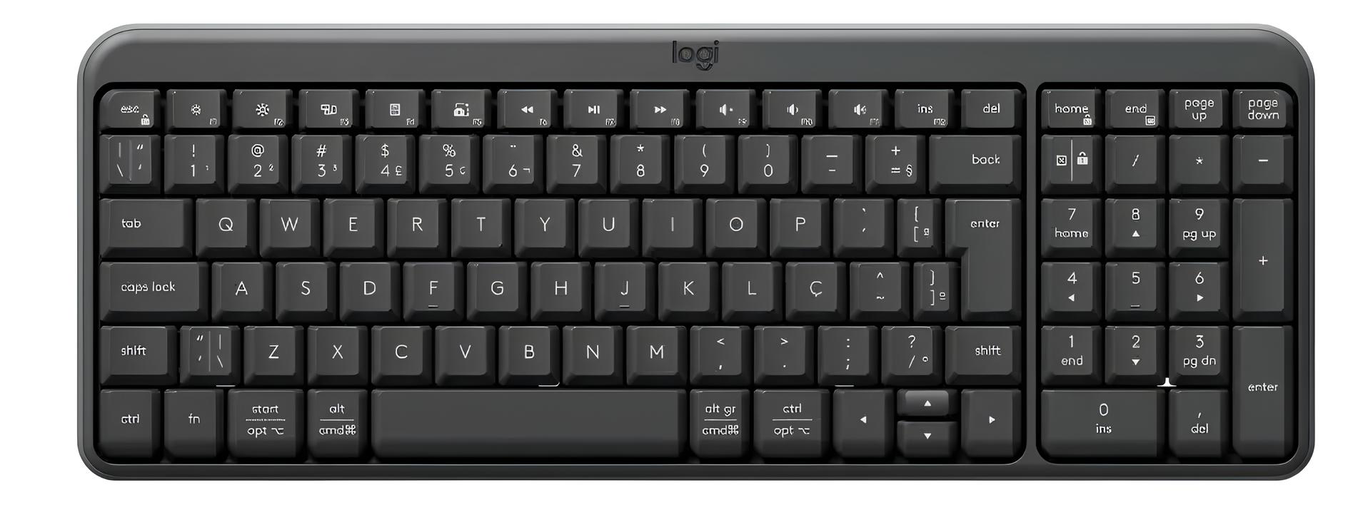 Somente Teclado Sem Fio Bluetooth - Logitech MK250