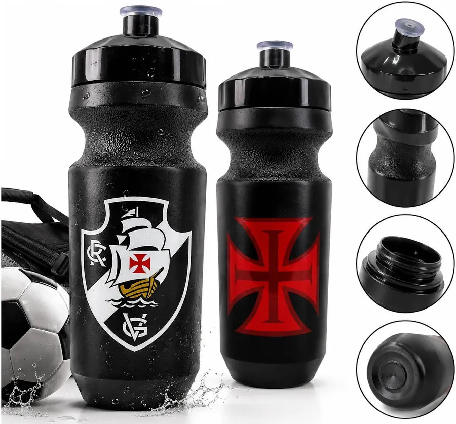 Squeeze Plastico Garrafa Vasco 500ml Oficial Cruzmaltino