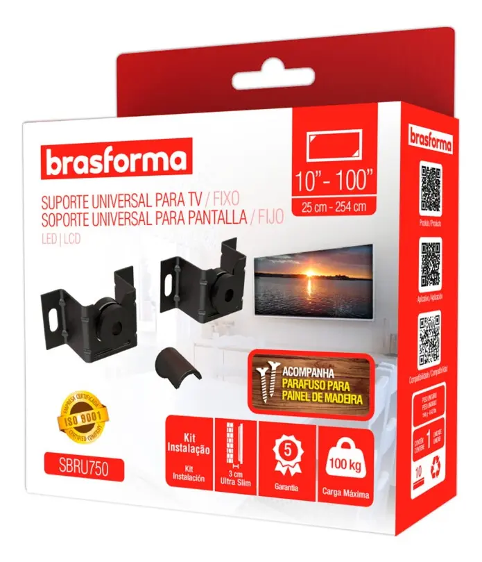 Suporte Tv Fixo 10"-100"