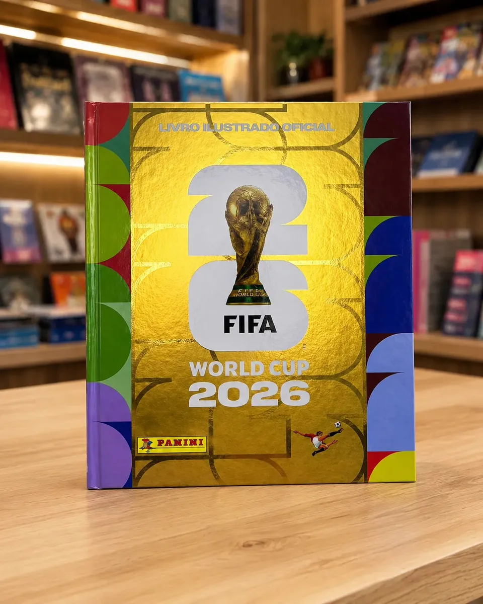 Copa Do Mundo 2026 - Álbum Capa Dura Ouro - FIFA WORLD CUP 2026