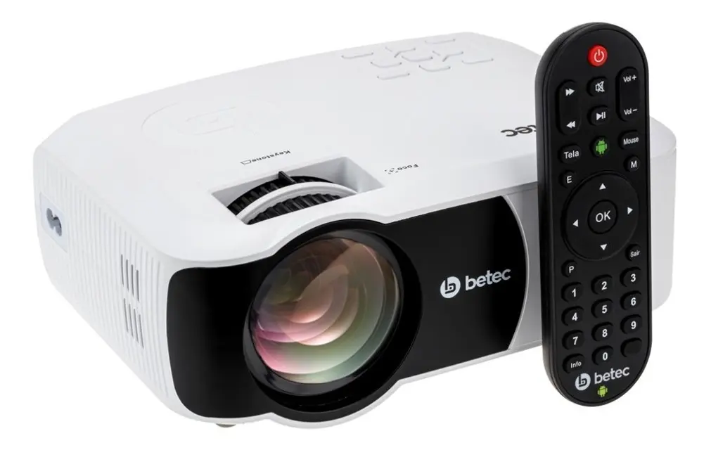 Projetor Betec Smart Hd 2400 Lumens