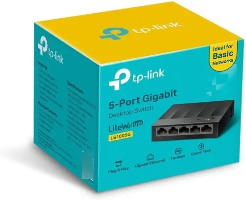 Switch 5 Portas - Ls1005G - Tp-Link
