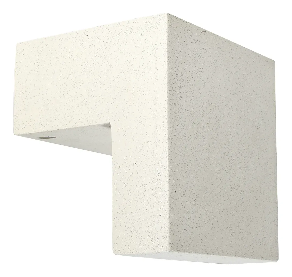 Arandela De Gesso Bloco Bege 6w Ip65