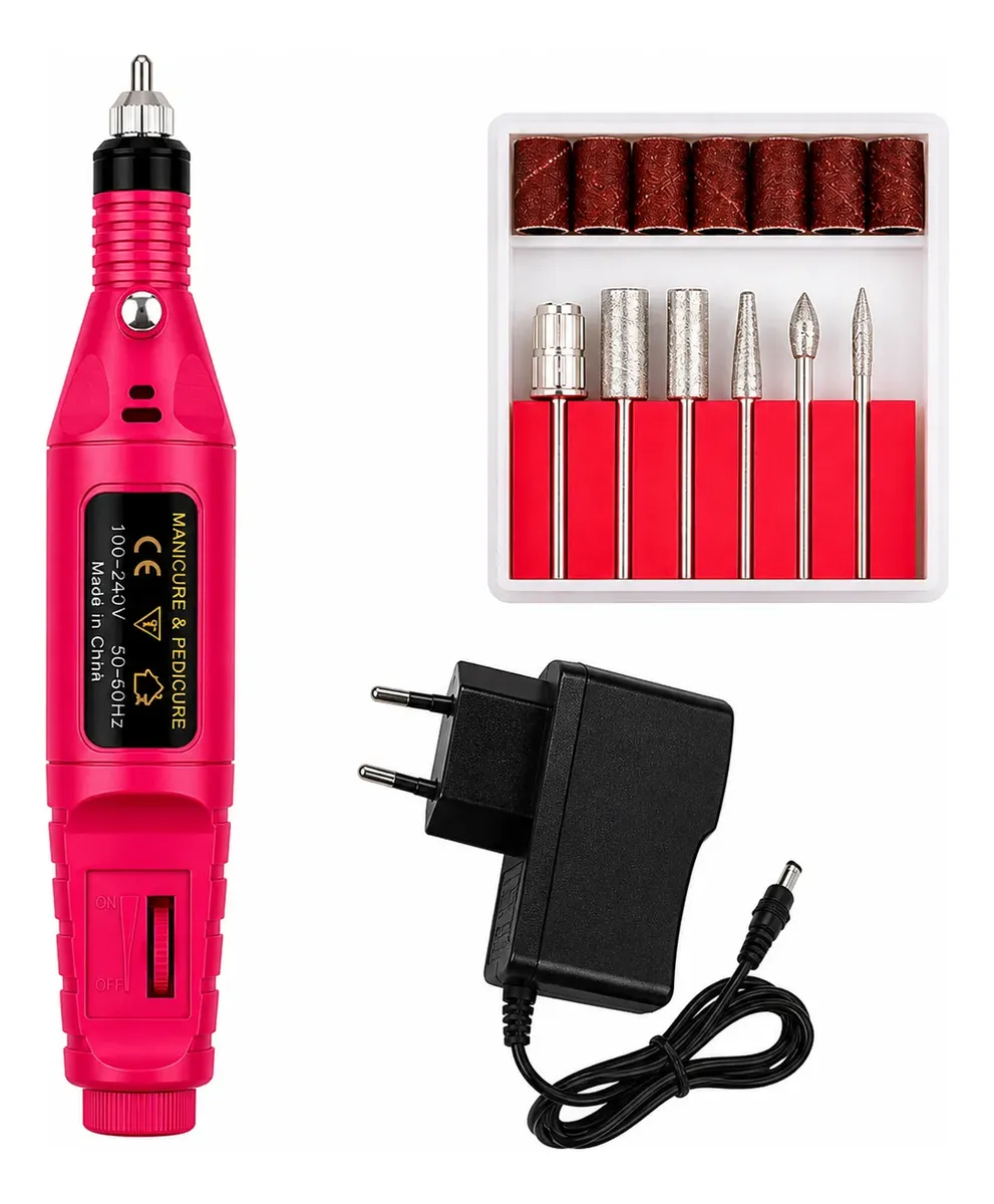 Lixadeira De Unha Lixa Elétrica Profissional Motor Bivolt