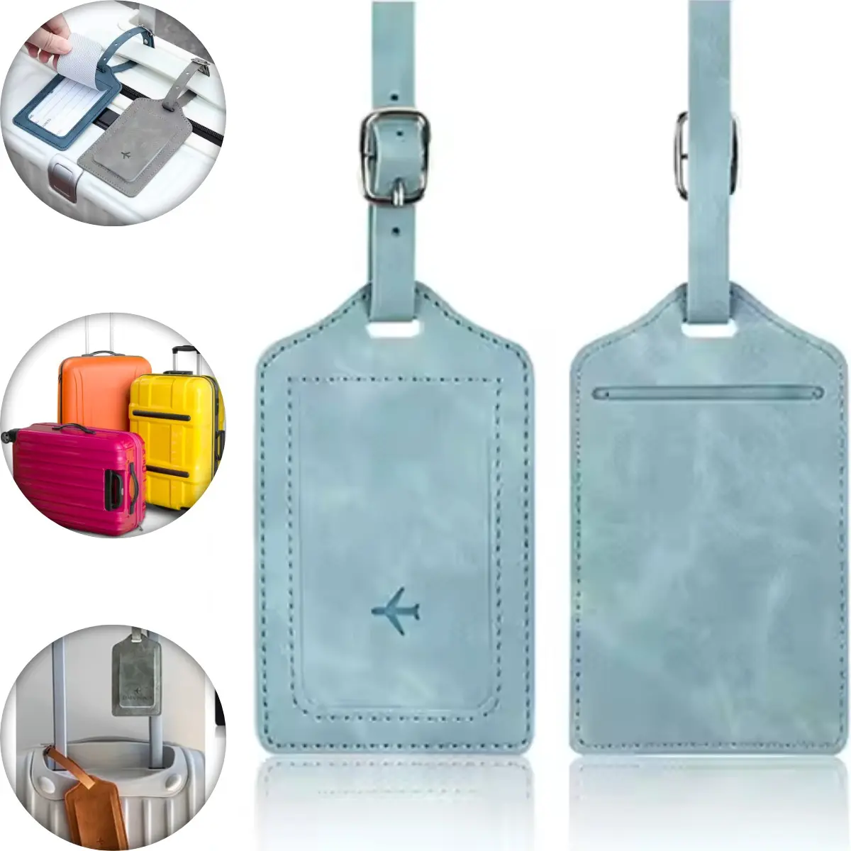 Kit 2 Tag De Mala Viagem Etiqueta De Identificação Bagagem