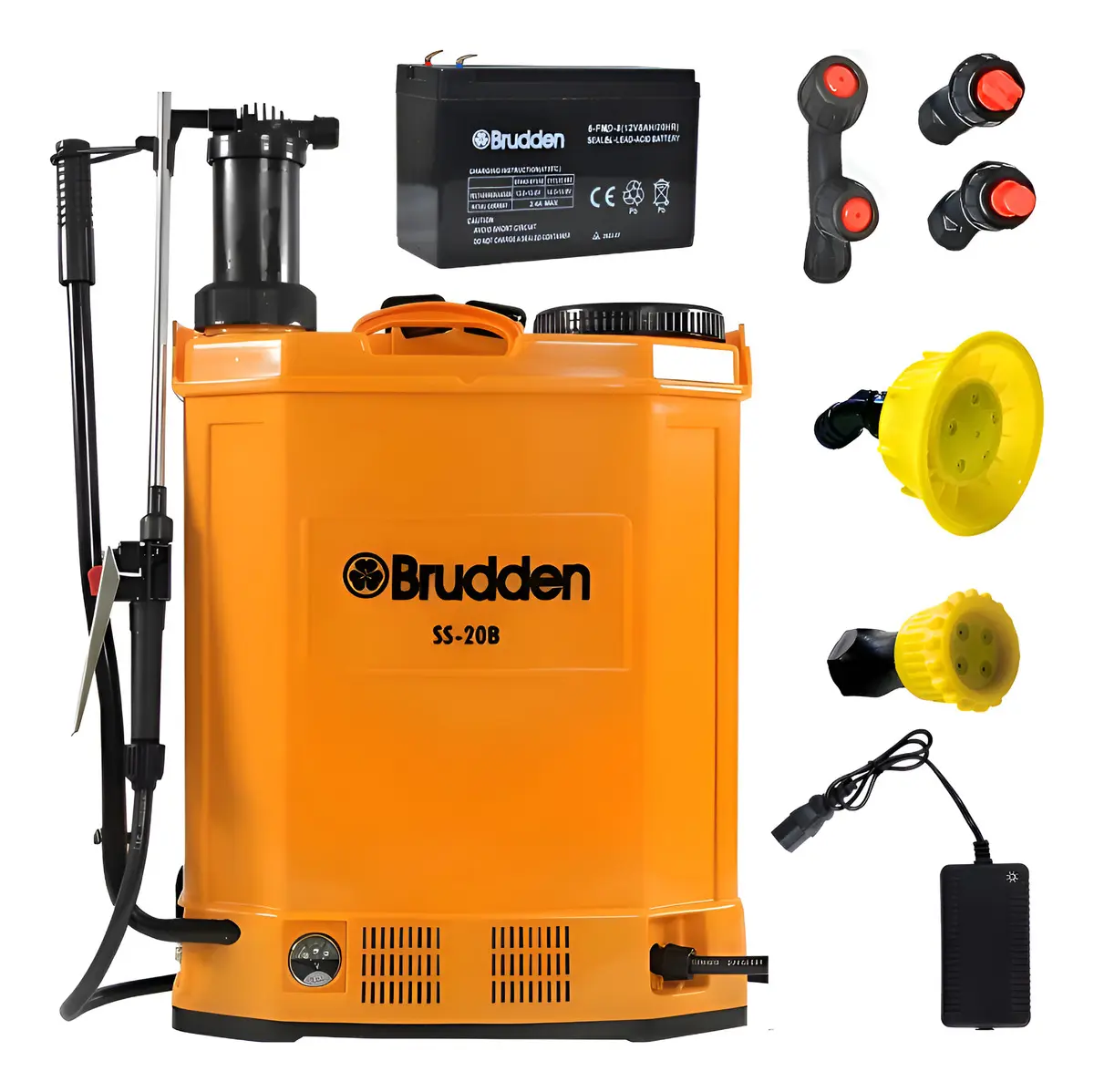 Pulverizador de Pressão Brudden SS-20B 20L c/ Bateria 12v