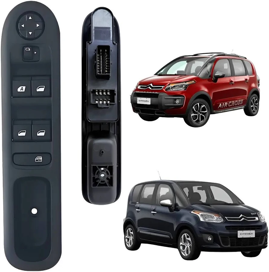 Comando Botoes Vidro Elétrico Citroen Aircross C3 Picasso