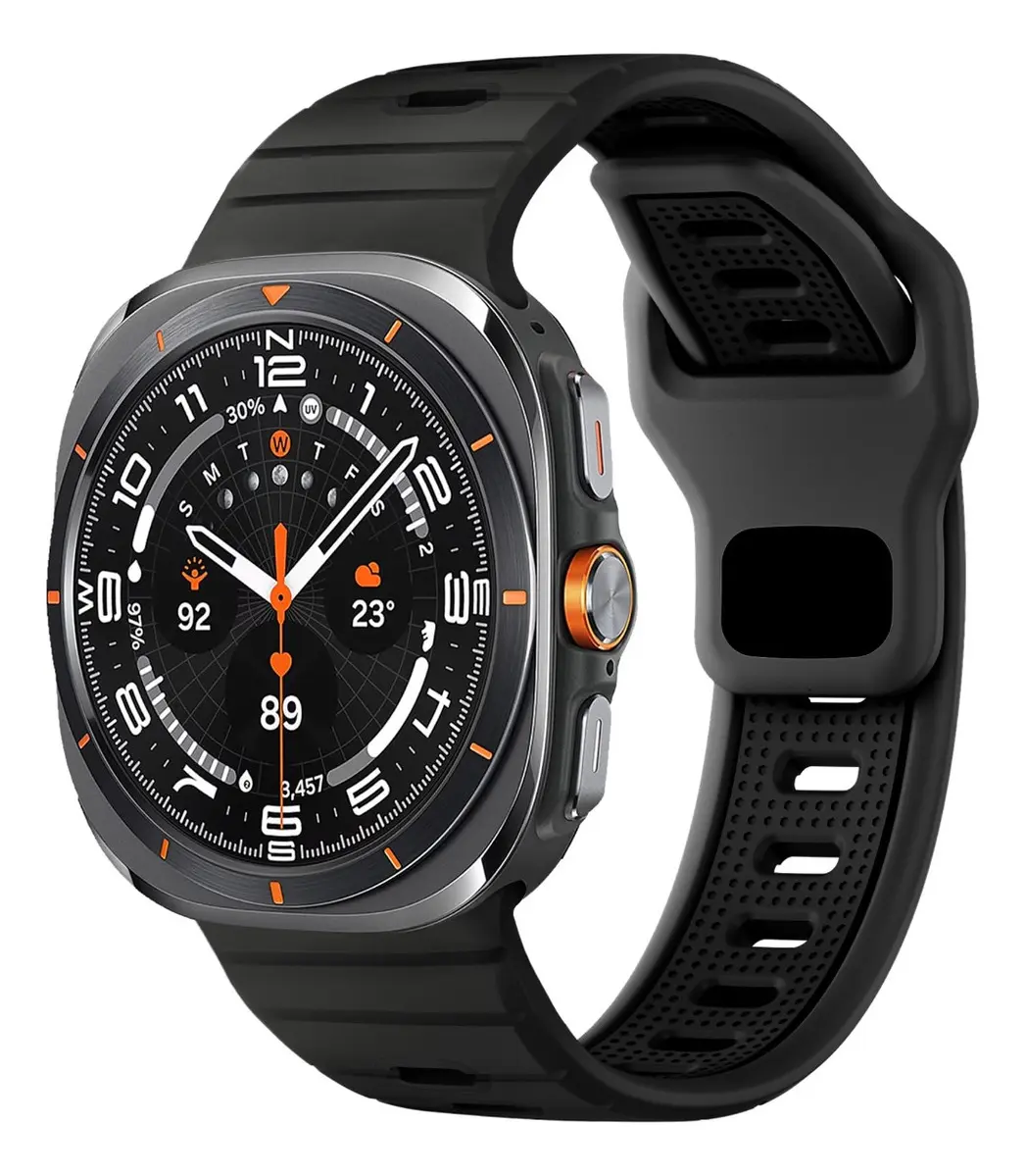 Pulseira Para Samsung Galaxy Watch Ultra Bicolor Silicone