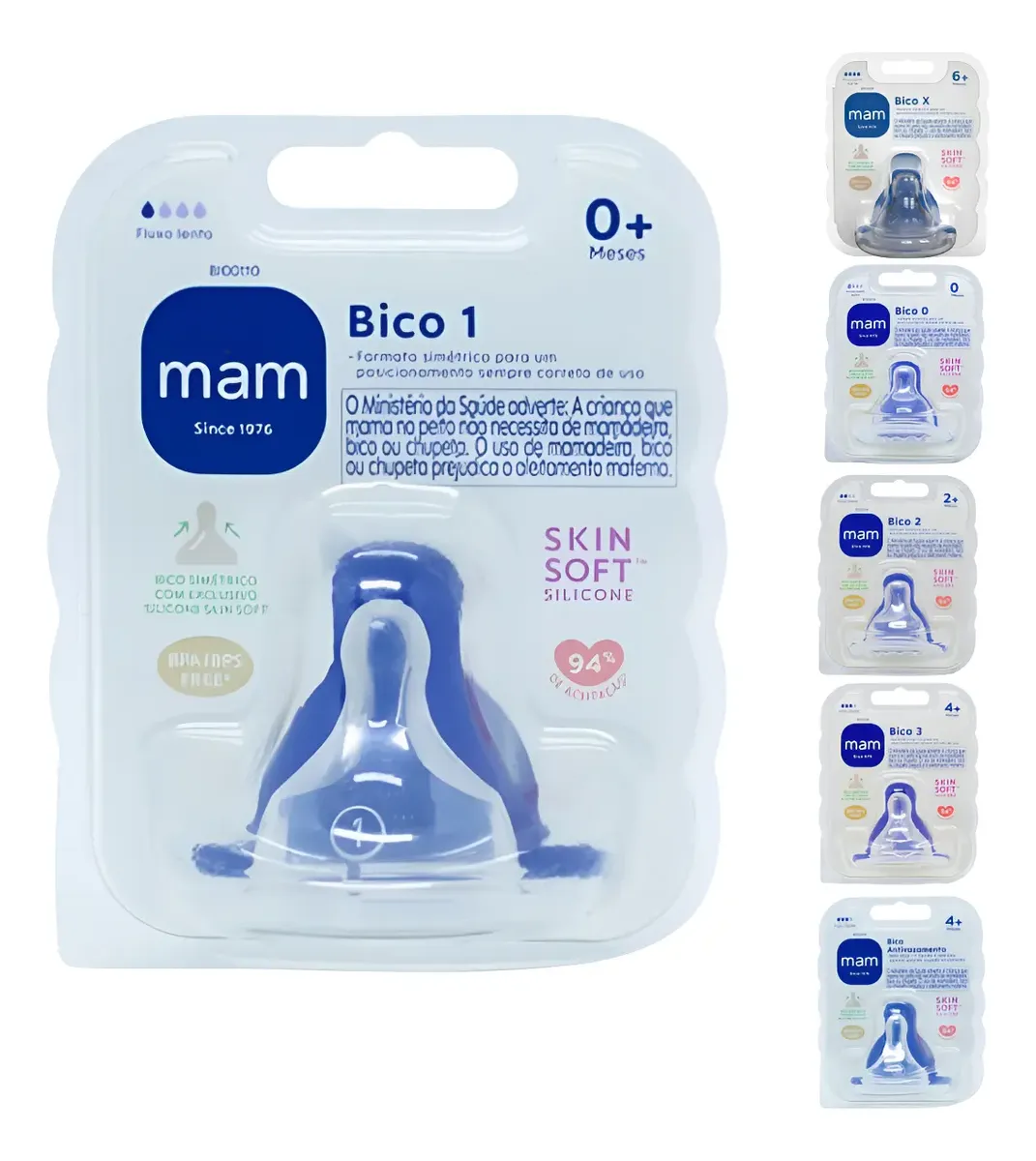 2 Bicos De Mamadeira 0+ Meses