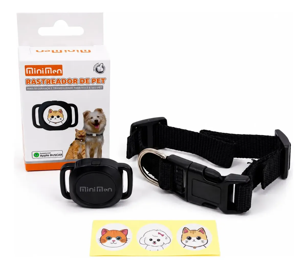 Rastreador Pet Com Coleira Compativel Ios Buscar Minimen