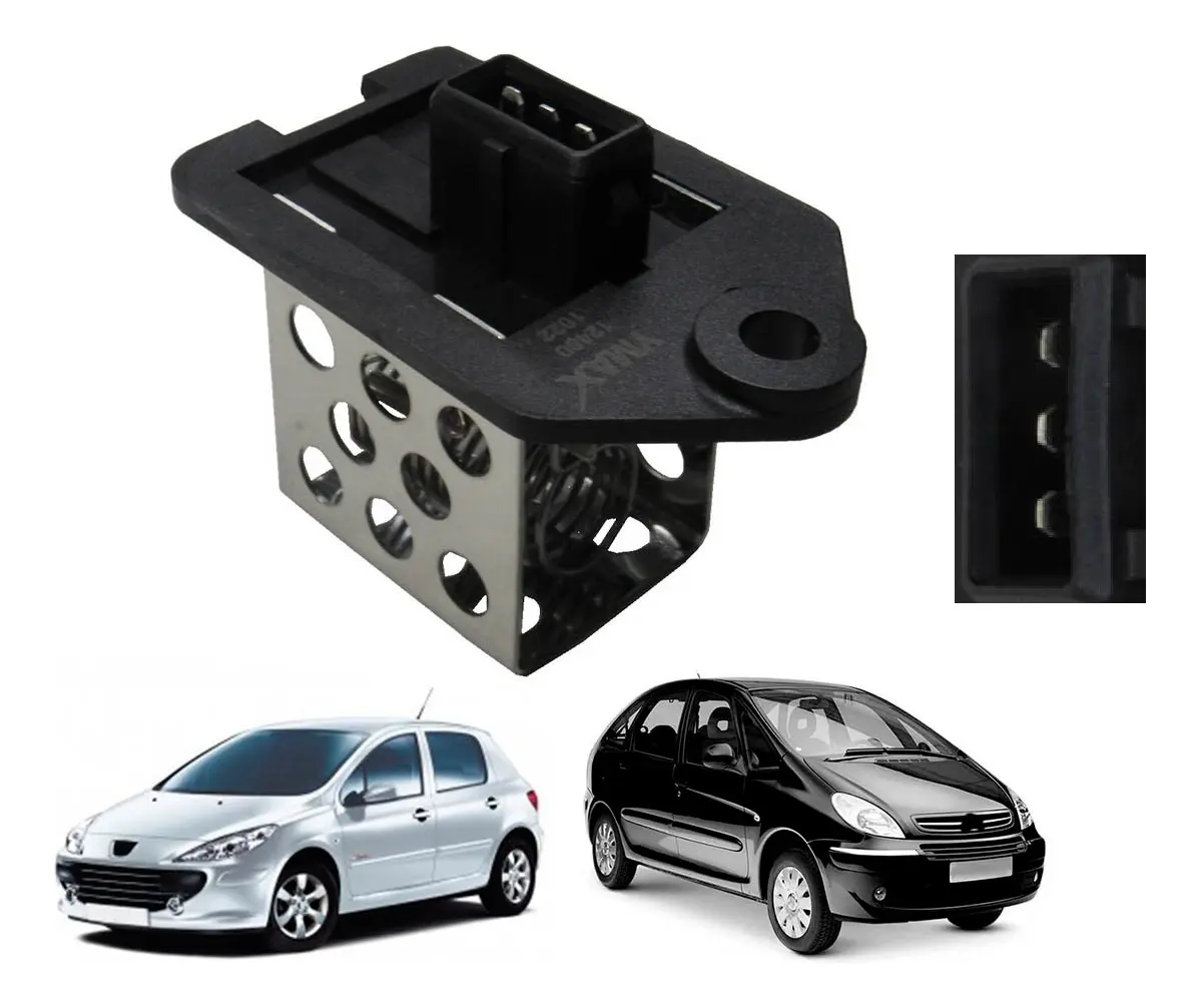 Resistência Ventoinha Radiador Peugeot 206 207 Citroen C3 C4