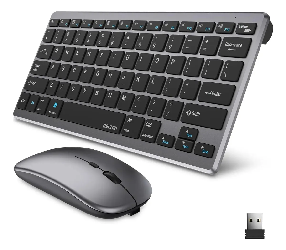 Kit Teclado E Mouse Sem Fio Bluetooth