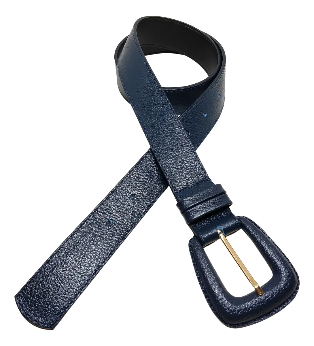 Cinto Chardri Feminino Couro Legítimo azul Tam. G