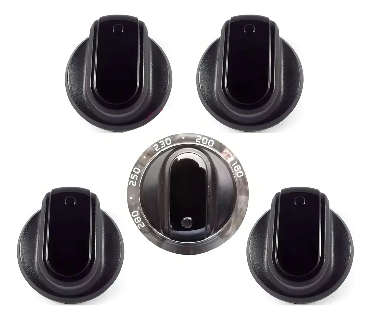 Kit Botão Fogão Brastemp Electrolux 4 Bocas Plástico Resistente