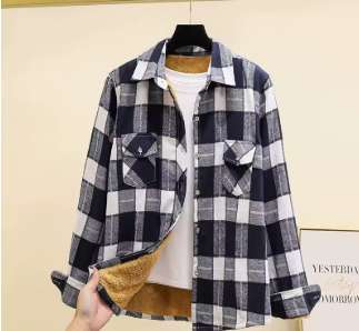 camisa de lã com forro tam. P