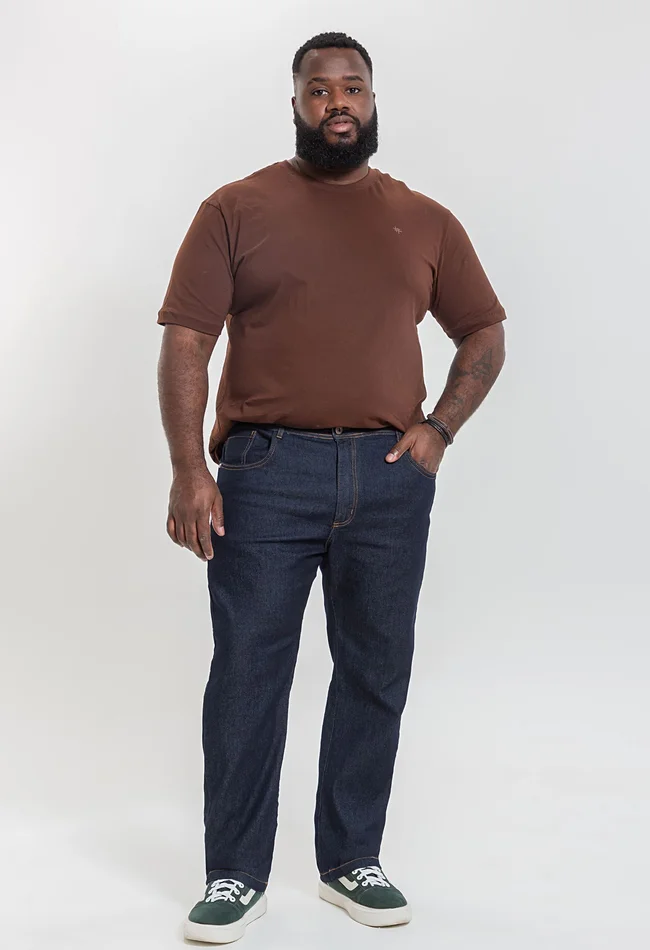Calça Masculina Reta Plus Size Tam. 40