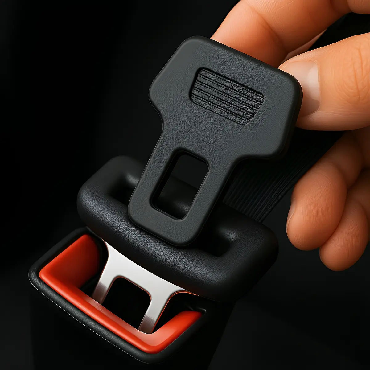 Kit 8 Lingueta Fivela Trava Do Cinto De Segurança Anti Beep