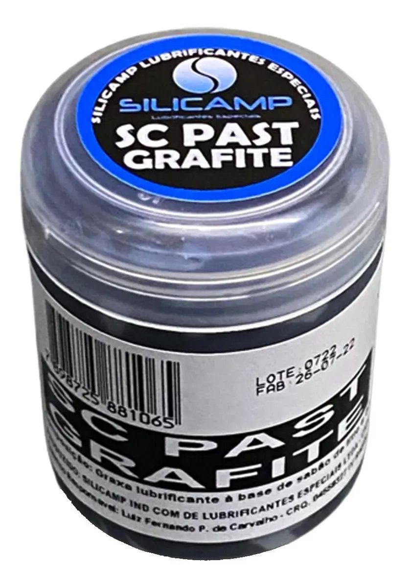 Graxa Alto Teor Grafite P/ Martelete Porta De Enrrolar 100g