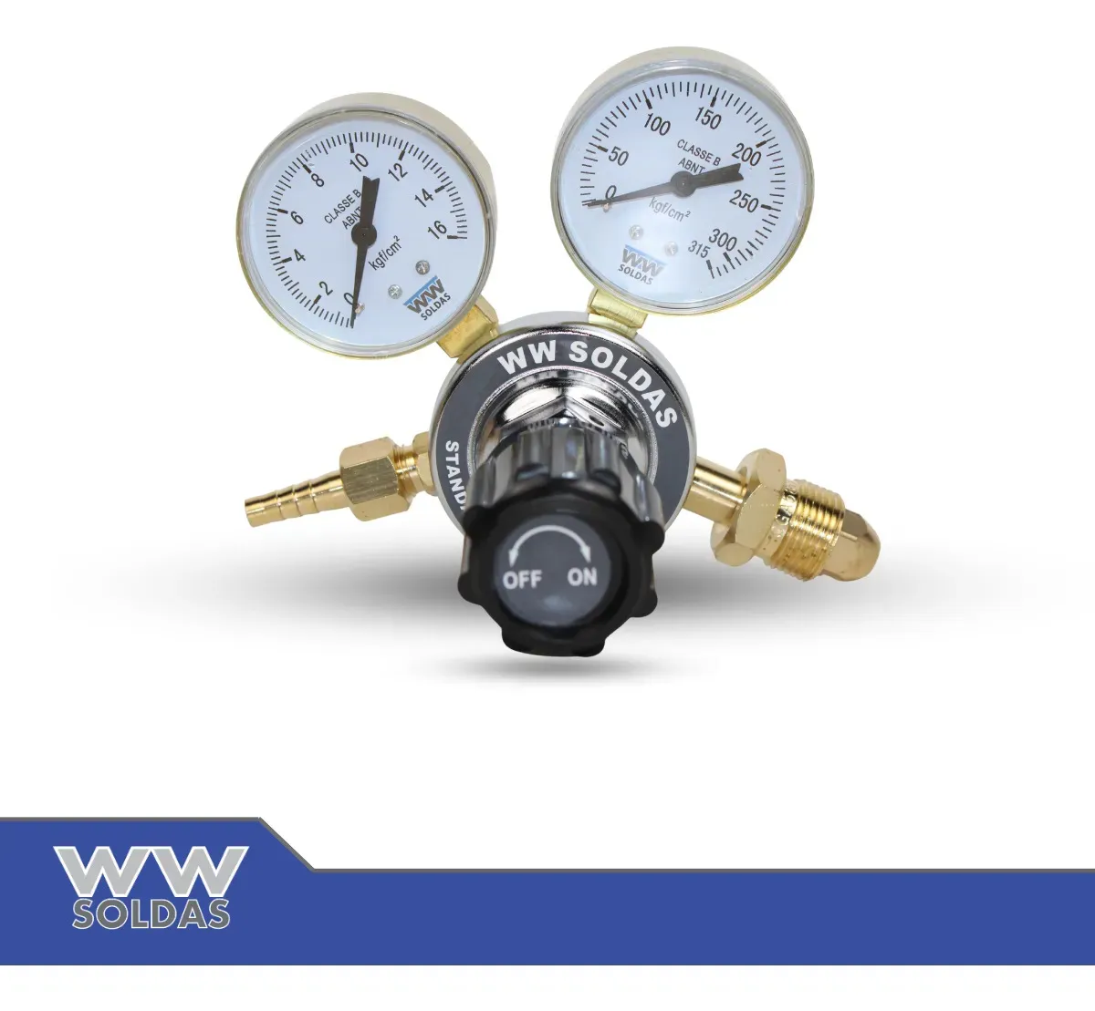 Regulador de Pressão p/ Cilindro de Nitrogenio Standard W28 Ww Soldas