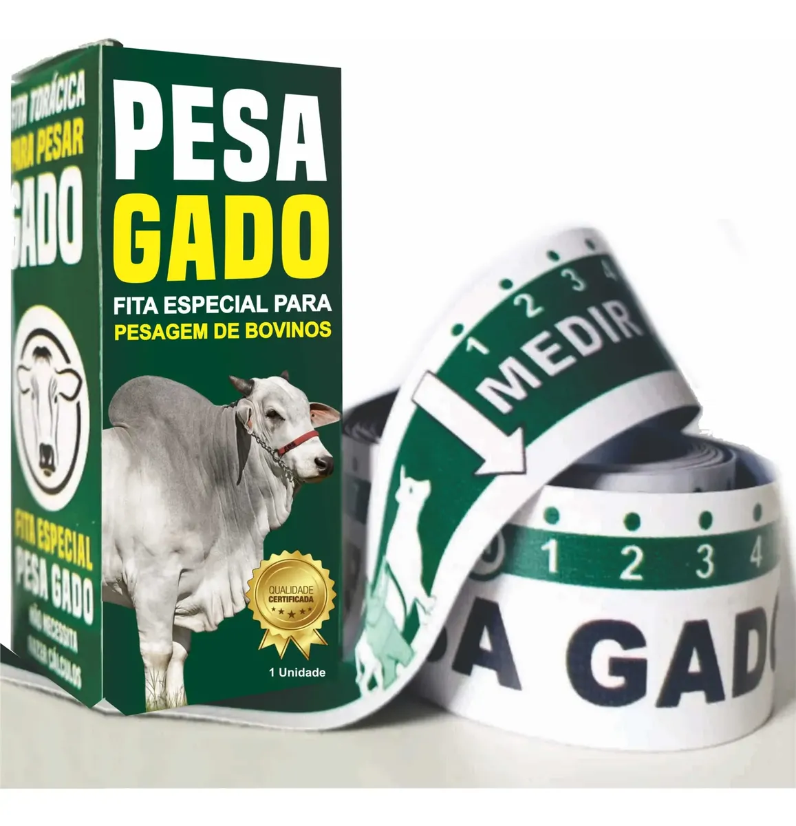 Fita Metrica Pesa Gado Peso De Bovinos Pesagem