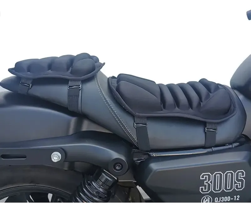 Kit 2 Almofadas De Gel Para Assento De Motocicleta Moto
