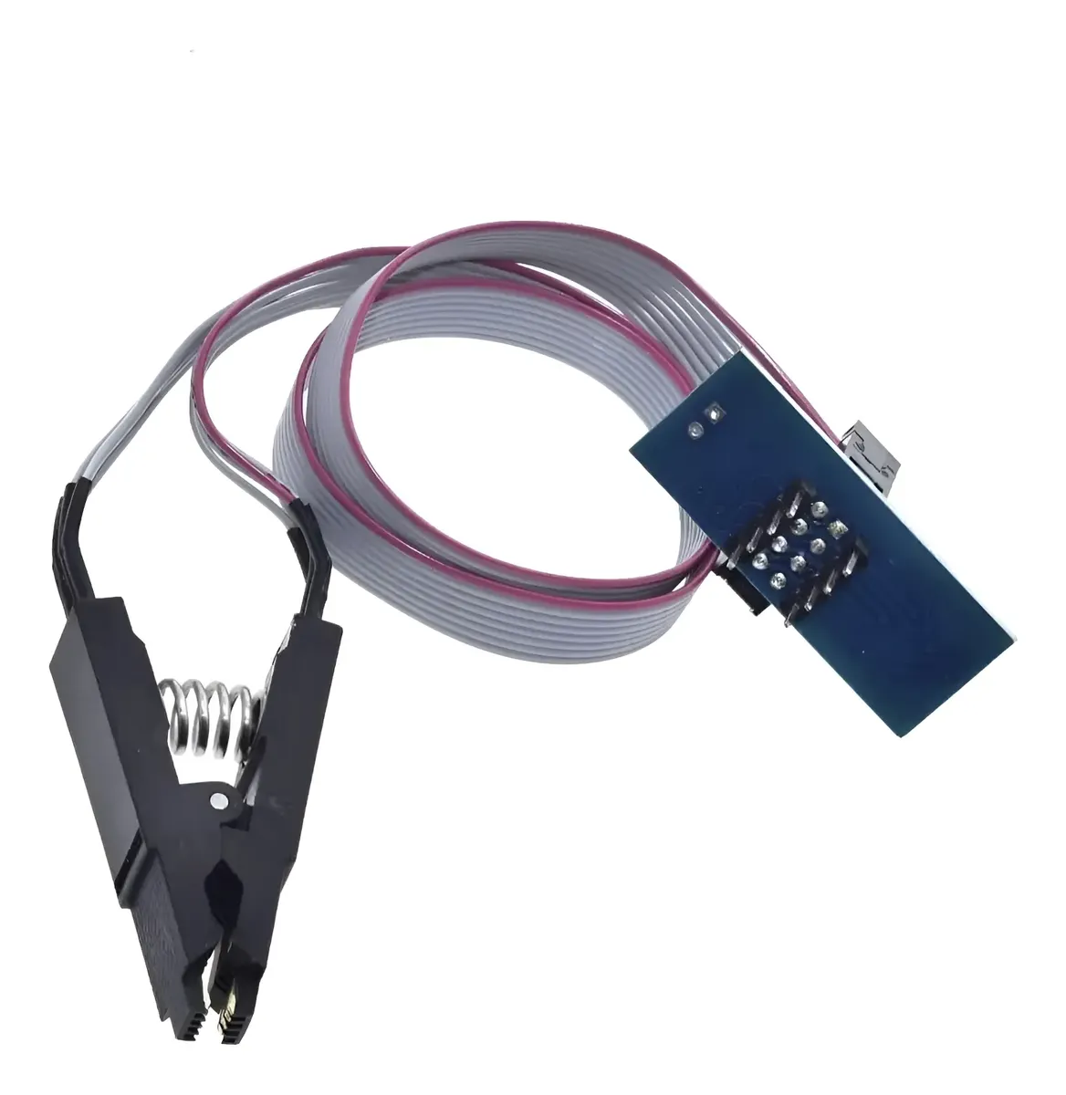 Alicate Pinça Clip Soic8 Sop8 Jacaré +reforçado Tl866 Ch341a