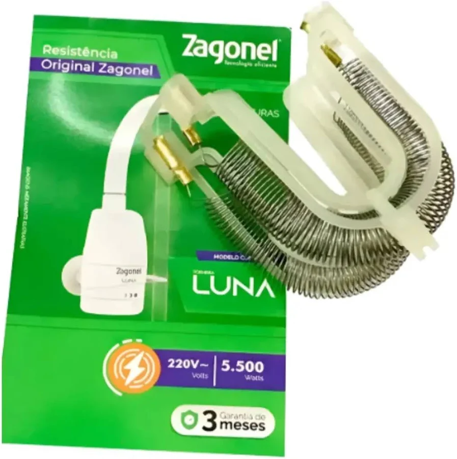 Resistência Original Zagonel Luna 220v 5500w Para Torneira